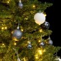 Árbol Navidad artificial con bisagras 150 LED y bolas 120 cm en Decoración Festiva y Estacional | Comprar online en Foru.es