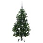 Árbol de Navidad artificial con bisagras 150 LED y bolas 150 cm en Decoración Festiva y Estacional | Comprar online en Foru.es