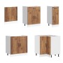 Mueble cocina Lucca madera vieja 11 pzas madera contrachapada en Armarios de cocina | Comprar online en Foru.es