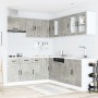 Mueble cocina Lucca gris hormigón 11 pzas madera contrachapada en Armarios de cocina | Comprar online en Foru.es