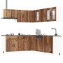 Mueble cocina Lucca madera vieja 11 pzas madera contrachapada en Armarios de cocina | Comprar online en Foru.es
