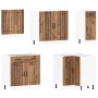 Mueble cocina Lucca madera vieja 11 pzas madera contrachapada en Armarios de cocina | Comprar online en Foru.es