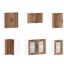 Mueble cocina Lucca madera vieja 11 pzas madera contrachapada en Armarios de cocina | Comprar online en Foru.es