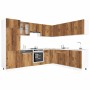 Mueble cocina Lucca madera vieja 14 pzas madera contrachapada en Armarios de cocina | Comprar online en Foru.es