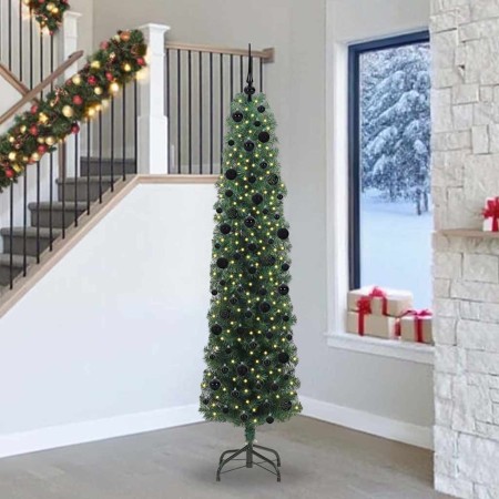 Árbol de Navidad artificial Verde 240 cm PVC, Acero y Plástico en Decoración Festiva y Estacional | Comprar online en Foru.es