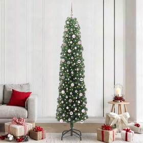 Árbol de Navidad artificial Verde 240 cm PVC, Acero y Plástico en Decoración Festiva y Estacional | Comprar online en Foru.es