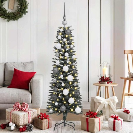 Árbol de Navidad artificial Verde 120 cm PVC, Plástico y Acero en Decoración Festiva y Estacional | Comprar online en Foru.es