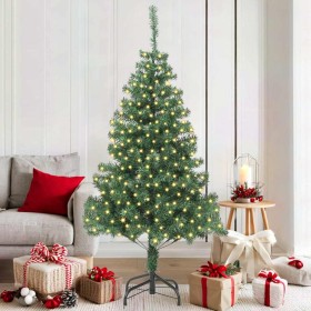 Árbol de Navidad con 300 LED con soporte Verde 180 cm PVC en Decoración Festiva y Estacional | Comprar online en Foru.es