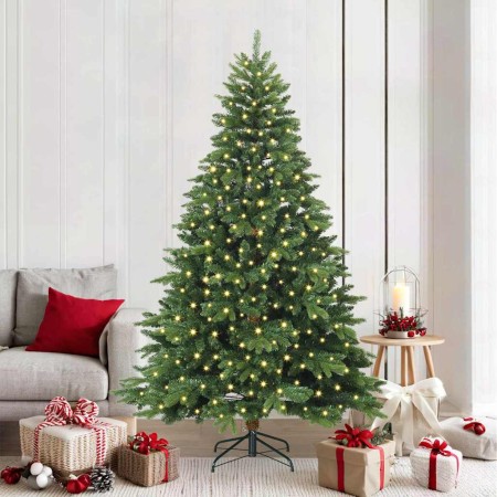 Árbol de Navidad artificial con 300 LED Verde 210 cm PE y PVC en Decoración Festiva y Estacional | Comprar online en Foru.es