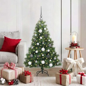 Árbol de Navidad artificial con 150 LED Verde 120 cm PE y PVC en Decoración Festiva y Estacional | Comprar online en Foru.es