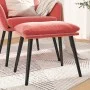 Reposapiés de terciopelo rosa 45x29,5x35 cm de vidaXL, Otomanas - Ref: Foro24-341508, Precio: 35,45 €, Descuento: %