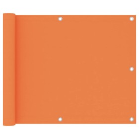 Toldo para balcón tela oxford naranja 75x300 cm en Sombrillas | Comprar online en Foru.es