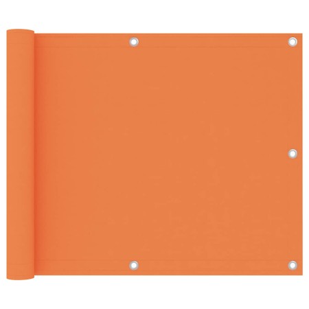 Toldo para balcón tela oxford naranja 75x300 cm en Sombrillas | Comprar online en Foru.es