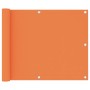 Toldo para balcón tela oxford naranja 75x300 cm en Sombrillas | Comprar online en Foru.es