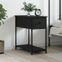 Mesita de noche madera de ingeniería negra 30x60x60 cm de vidaXL, Mesitas de noche - Ref: Foro24-826053, Precio: 46,43 €, Des...