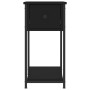 Mesita de noche madera de ingeniería negra 30x60x60 cm de vidaXL, Mesitas de noche - Ref: Foro24-826053, Precio: 46,43 €, Des...