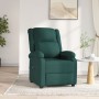 Sillón reclinable eléctrico tela verde oscuro en Sillones | Comprar online en Foru.es
