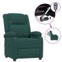 Sillón reclinable eléctrico tela verde oscuro en Sillones | Comprar online en Foru.es