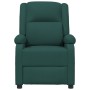 Sillón reclinable eléctrico tela verde oscuro en Sillones | Comprar online en Foru.es