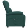 Sillón reclinable eléctrico tela verde oscuro en Sillones | Comprar online en Foru.es