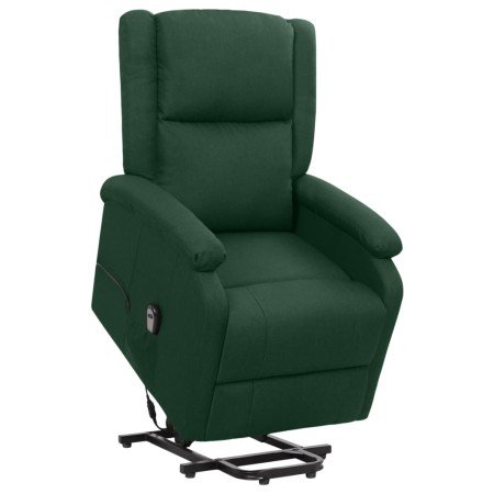 Sillón elevable tela verde oscuro en Sillones | Comprar online en Foru.es