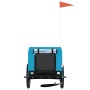 Remolque de bicicleta mascotas hierro tela Oxford azul negro de vidaXL, Cochecitos para mascotas - Ref: Foro24-94009, Precio:...