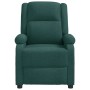 Sillón reclinable de tela verde oscuro en Sillones | Comprar online en Foru.es