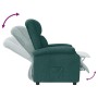 Sillón reclinable de tela verde oscuro en Sillones | Comprar online en Foru.es