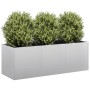 Jardinera 120x40x40 cm de acero galvanizado en Macetas y jardineras | Comprar online en Foru.es