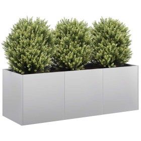 Jardinera 120x40x40 cm de acero galvanizado en Macetas y jardineras | Comprar online en Foru.es