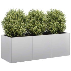 Jardinera 120x40x40 cm de acero galvanizado en Macetas y jardineras | Comprar online en Foru.es