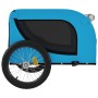 Remolque de bicicleta mascotas hierro tela Oxford azul negro de vidaXL, Cochecitos para mascotas - Ref: Foro24-94009, Precio:...
