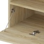 Muebles de TV con luces LED 2 unidades roble Sonoma 75x35x40 cm de vidaXL, Muebles TV - Ref: Foro24-804398, Precio: 79,10 €, ...