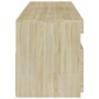 Muebles de TV con luces LED 2 unidades roble Sonoma 75x35x40 cm de vidaXL, Muebles TV - Ref: Foro24-804398, Precio: 79,10 €, ...