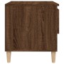 Mesitas de noche 2 uds contrachapada roble marrón 50x46x50 cm de vidaXL, Mesitas de noche - Ref: Foro24-819547, Precio: 72,36...