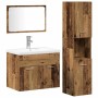 Juego de muebles de baño 3 pcs Madera de ingeniería en Muebles TV | Comprar online en Foru.es