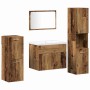 Armario de Almacenamiento para Baño 4 pcs Madera de ingeniería en Muebles TV | Comprar online en Foru.es