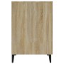 Escritorio madera contrachapada color roble Sonoma 140x50x75 cm en Oficina | Comprar online en Foru.es