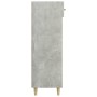Mueble zapatero madera contrachapada gris hormigón 60x35x105 cm en Zapateros y organizadores de calzado | Comprar online en Foru