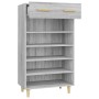 Mueble zapatero madera contrachapada gris Sonoma 60x35x105 cm en Zapateros y organizadores de calzado | Comprar online en Foru.e
