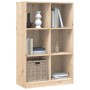 Estantería de madera maciza de pino 70x33x110 cm en Librerías y estanterías | Comprar online en Foru.es