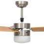 Ventilador de techo con luz con mando marrón claro 108 cm de vidaXL, Ventiladores de techo - Ref: Foro24-51490, Precio: 152,9...