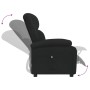 Sillón reclinable eléctrico de tela negro en Sillones | Comprar online en Foru.es