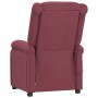 Sillón reclinable eléctrico tela rojo tinto en Sillones | Comprar online en Foru.es