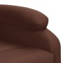 Sillón elevable cuero sintético marrón en Sillones | Comprar online en Foru.es