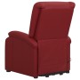 Sillón elevable cuero sintético rojo tinto en Sillones | Comprar online en Foru.es