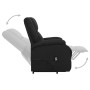 Sillón elevable tela negro en Sillones | Comprar online en Foru.es