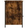 Mesita de noche madera contrachapada roble ahumado 40x42x60 cm de vidaXL, Mesitas de noche - Ref: Foro24-825917, Precio: 43,2...