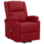 Sillón elevable tela rojo tinto en Sillones | Comprar online en Foru.es