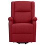 Sillón elevable tela rojo tinto en Sillones | Comprar online en Foru.es